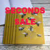 Set of Bee Notebooks Seconds Sale 3, 6, 12 or 20 - A5 Recycled Notebook- 