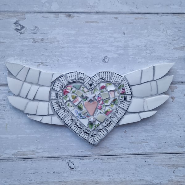 Winged Heart Mosaic 