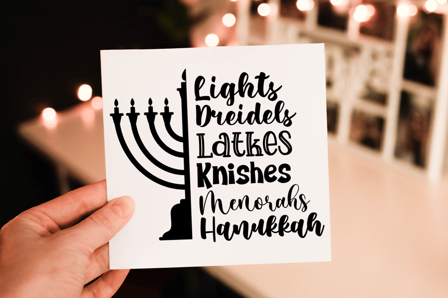 Happy Hanukkah Card, Hanukkah, Personalised Hanukkah Celebrations