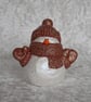 Ceramic Hand Painted Small Christmas Xmas Snowman Ornament Decoration.       - Image 1