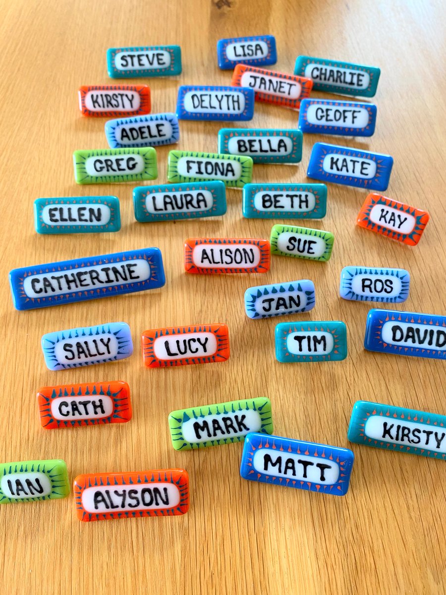 Personalised name badge