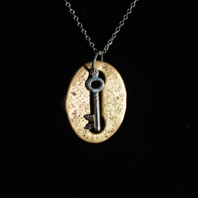 Keyhole and key pendant