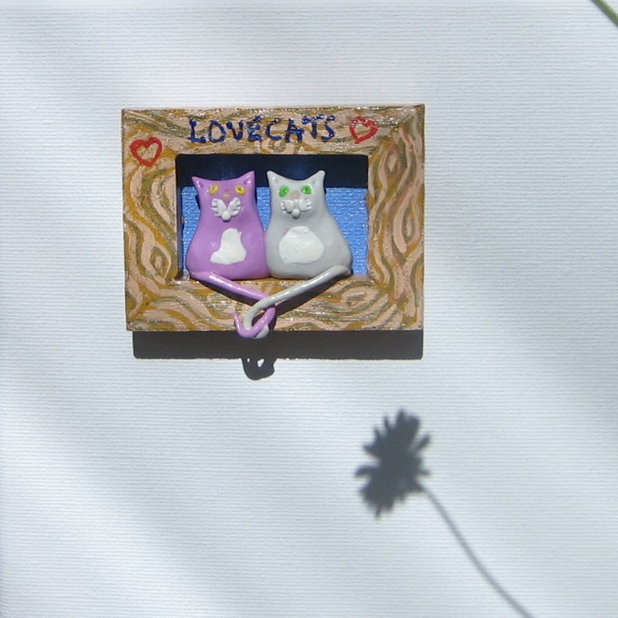 The Lovecats Miniature Picture Model Personalised