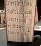 If at first you don't succeed CUT & FOLD Book Folding Pattern - EMAILED PDF - Image 1