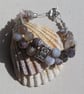 Botswana Agate Gemstone Beaded Chakra Bracelet "Caitlin" - Image 2