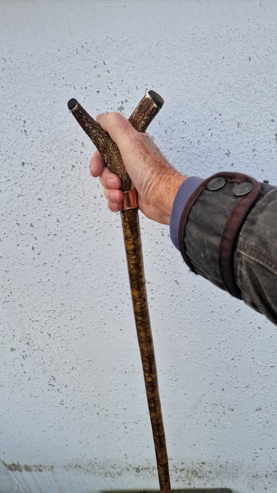 Antler Thumbstick,  Walking stick, Hiking staff 