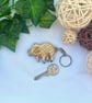 Sloth Keychain - Wood Sloth Keyring with Gift Bag - Image 5