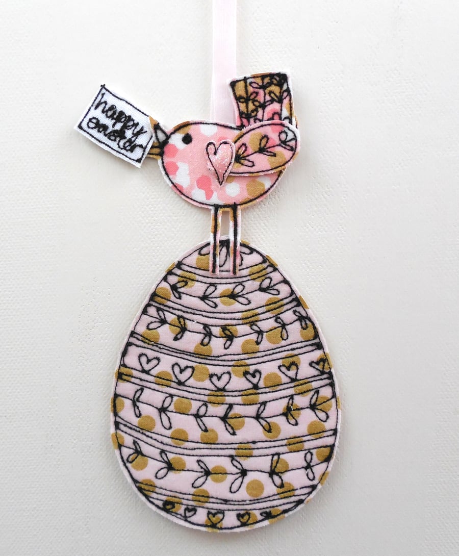 'I've laid an Egg 5' Fabric Decoration