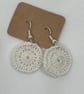 'soft circle' crochet earrings - Image 5