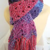 Crocheted scarf