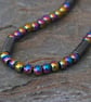 Rainbow Haematite and Sterling Silver Drop Earrings - Image 5