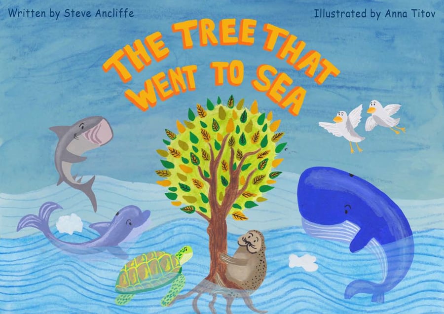 'The Tree That Went To Sea' - story picture book based in Cornwall (paperback)