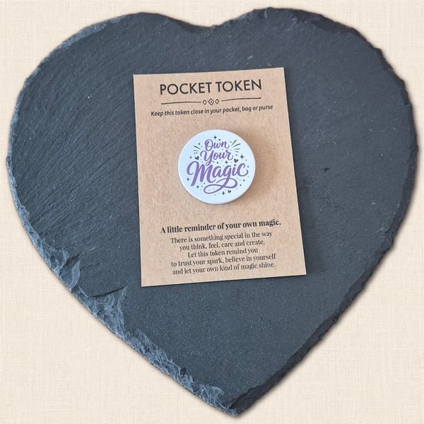 Own Your Magic Pocket Token - Little Reminder to Let Your Spark Shine