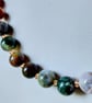 Gemstone Necklace with Indian Agate and Red Jasper - Image 2
