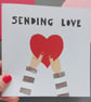 Sending Love thinking of you card - Image 2