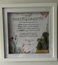 Personalised Mother & Daughter Pebble Art Shadow Box Frame