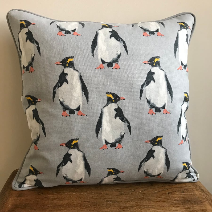 Penguin cushion Folksy