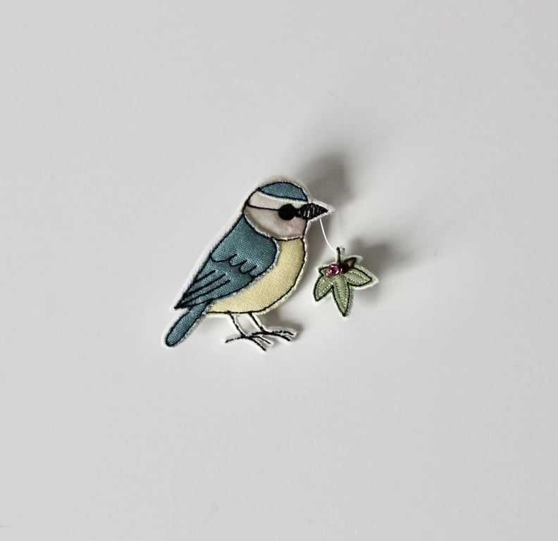 'Blue Tit Brooch' 