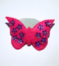 Pink Butterfly Felt Brooch - UK Free Post - Image 3