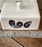 Mussel shell butter dish - coastal kitchen, bone china, seashells - Image 7
