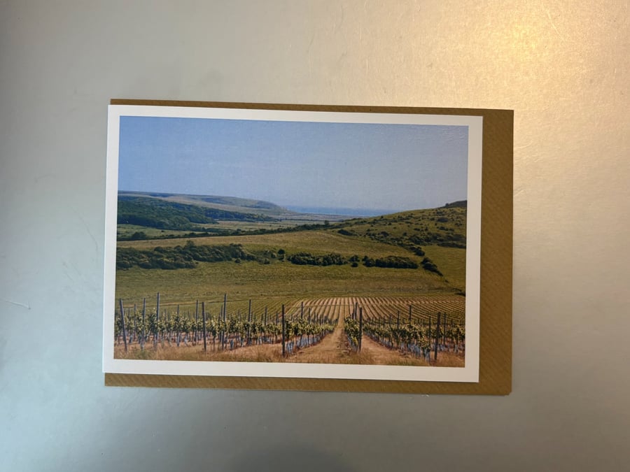 Rathfinny Wine Estate A5 Greeting Card