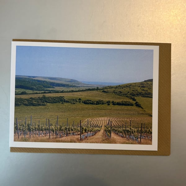 Rathfinny Wine Estate A5 Greeting Card