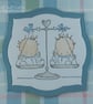 Handmade twin babies card - Image 2