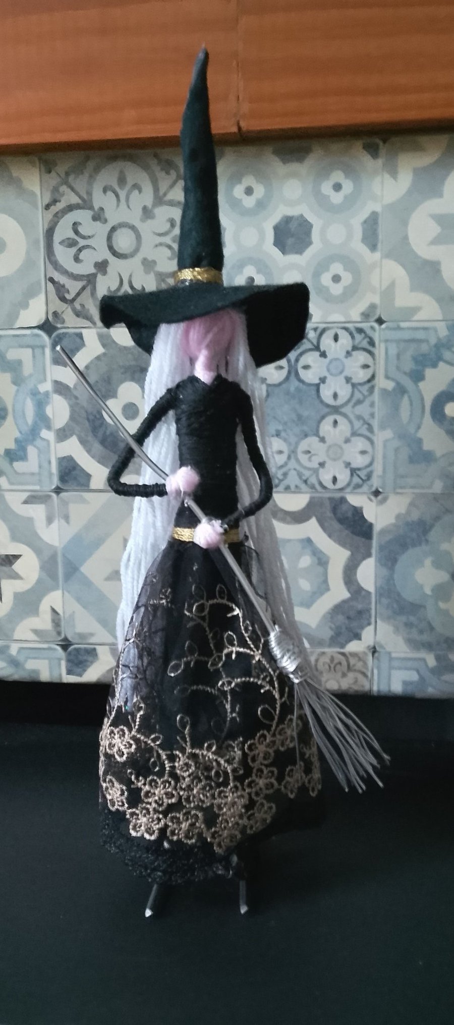 Witch figure  would look good on any shelf 