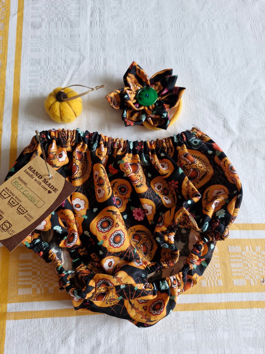 Children's Halloween Bloomers. 