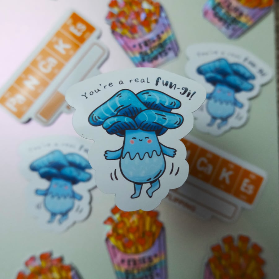 You're a Real Fun-Gi Fridge Magnet