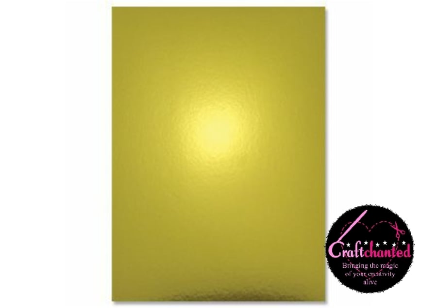 Hunkydory - Essentials - Mirri Card - Rich Gold - A4 - 270gsm - 8 Sheets