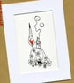 House On The Hill illustration, Giclee print - Image 5