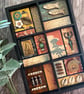 Mixed media assemblage, boho home decor, cabinet of curiosities, new home gift