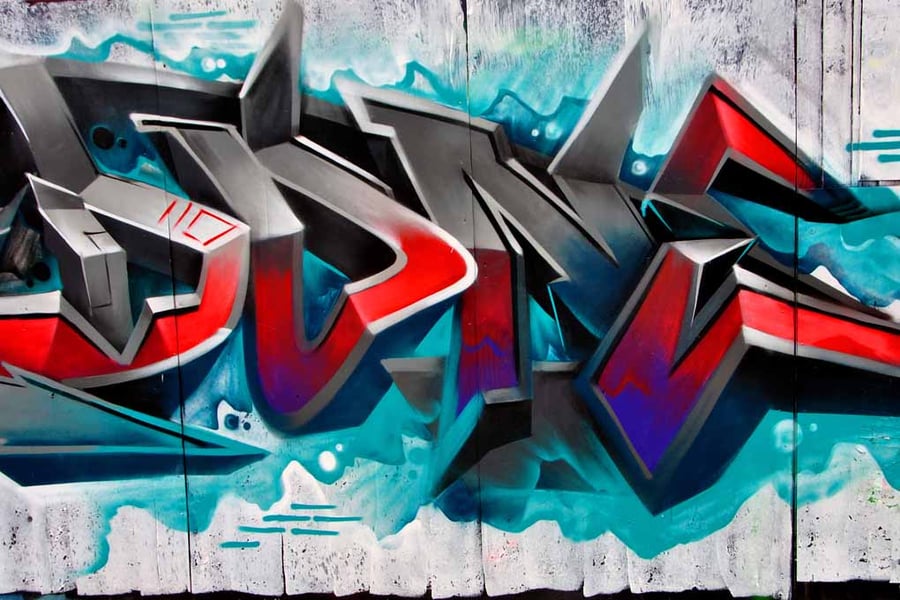 Street Art Graffiti Digbeth Birmingham UK Photograph Print