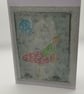 Handmade Embossed Fairy Card - Fairy Sat By Moonlight - Blank Birthday Card 