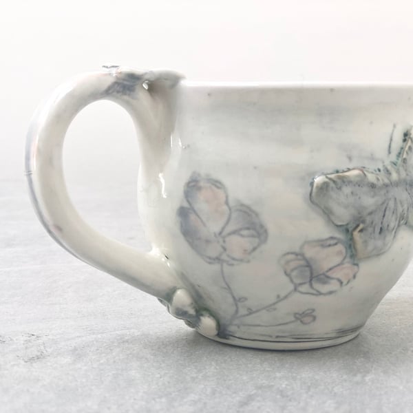 Winter White Ceramic Mug