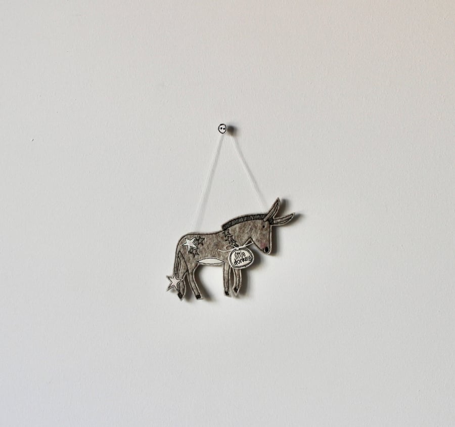 'Little Donkey' - Hanging Decoration