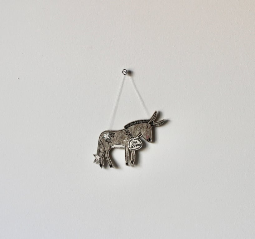 'Little Donkey' - Hanging Decoration