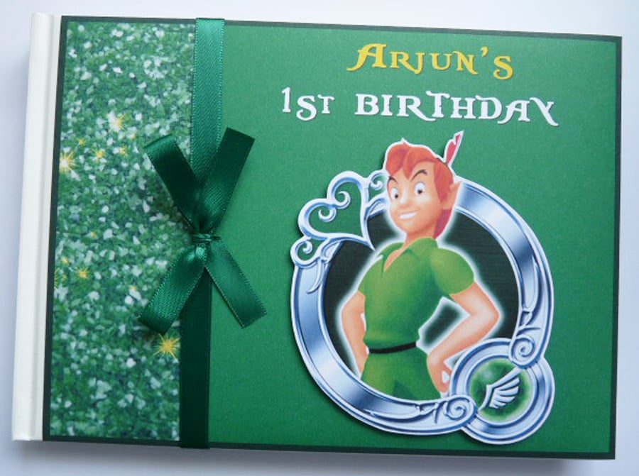 Personalised Peter Pan Birthday Guest Book