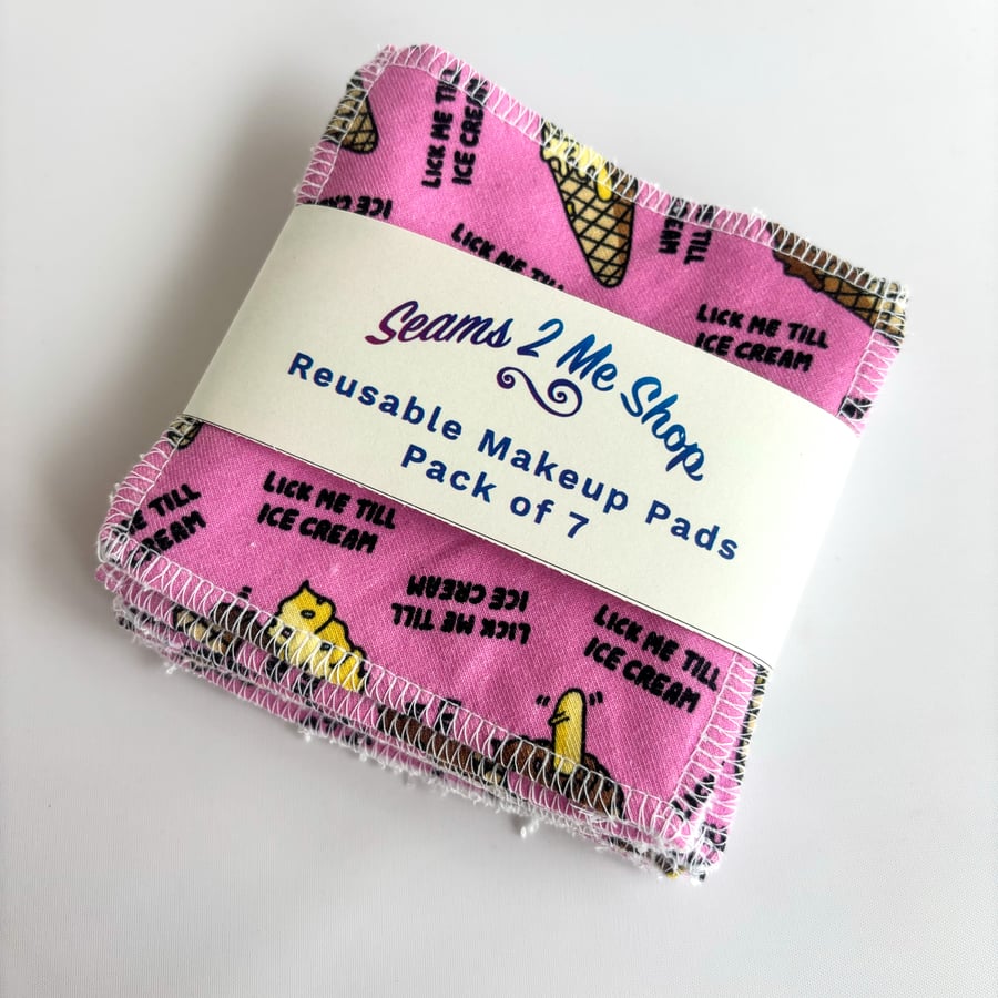 Reusable Makeup Remover Pads - Profanity - Icrecreams