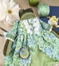 Amalia, A OOAK Tiny Princess Grumpy Frog Doll