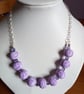 POLYMER CLAY NECKLACE - SWAROVSKI - FREE UK SHIPPING - Image 4