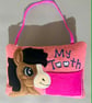  Tooth fairy Pillow, Embroidered Horse