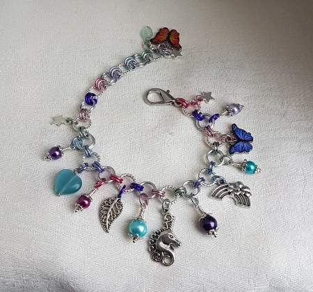 Gorgeous Unicorn Charm Bracelet.