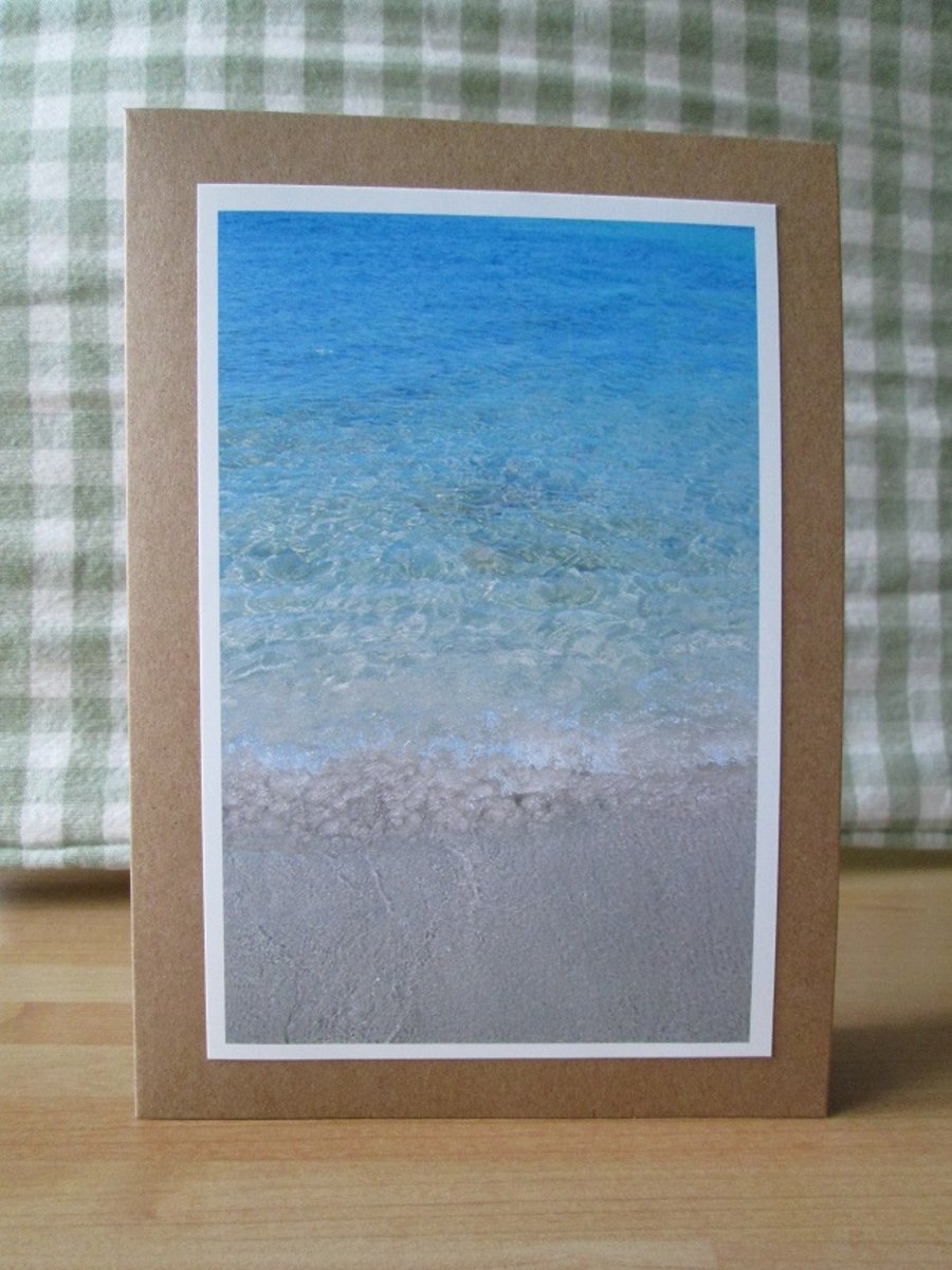 Sea's Edge Photo Greetings Card