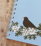 Blackbird and Blossom A6 Notebook - Image 2