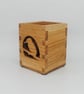 Wooden Desk Tidy, Stationary Box - Kingfisher - Image 5