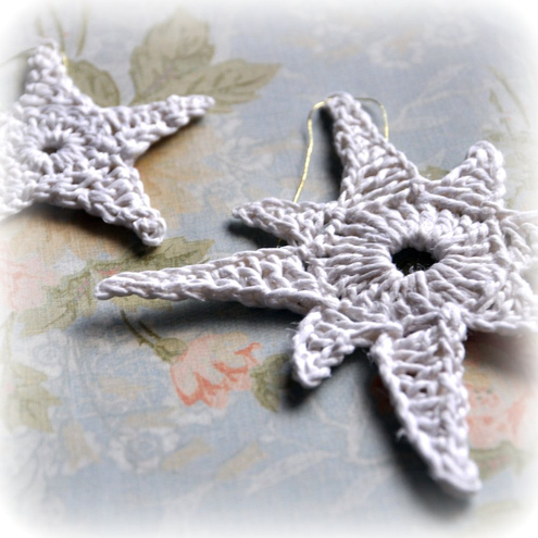 Crochet Stars - Christmas Ornaments