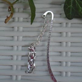 Silver Plated Meerkat Bookmark 