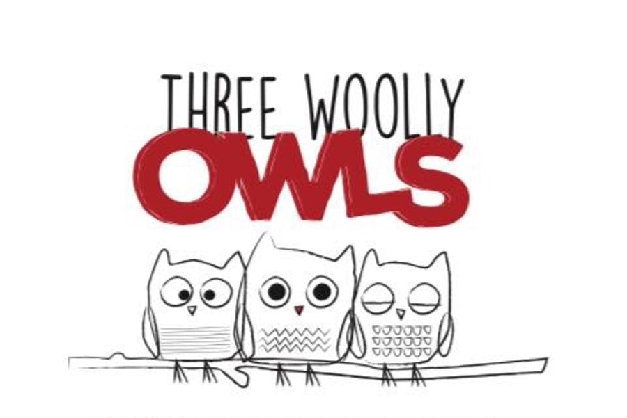 Three Woolly Owls